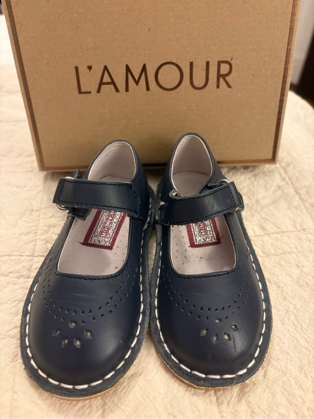 L'Amour Perforated Mary Jane